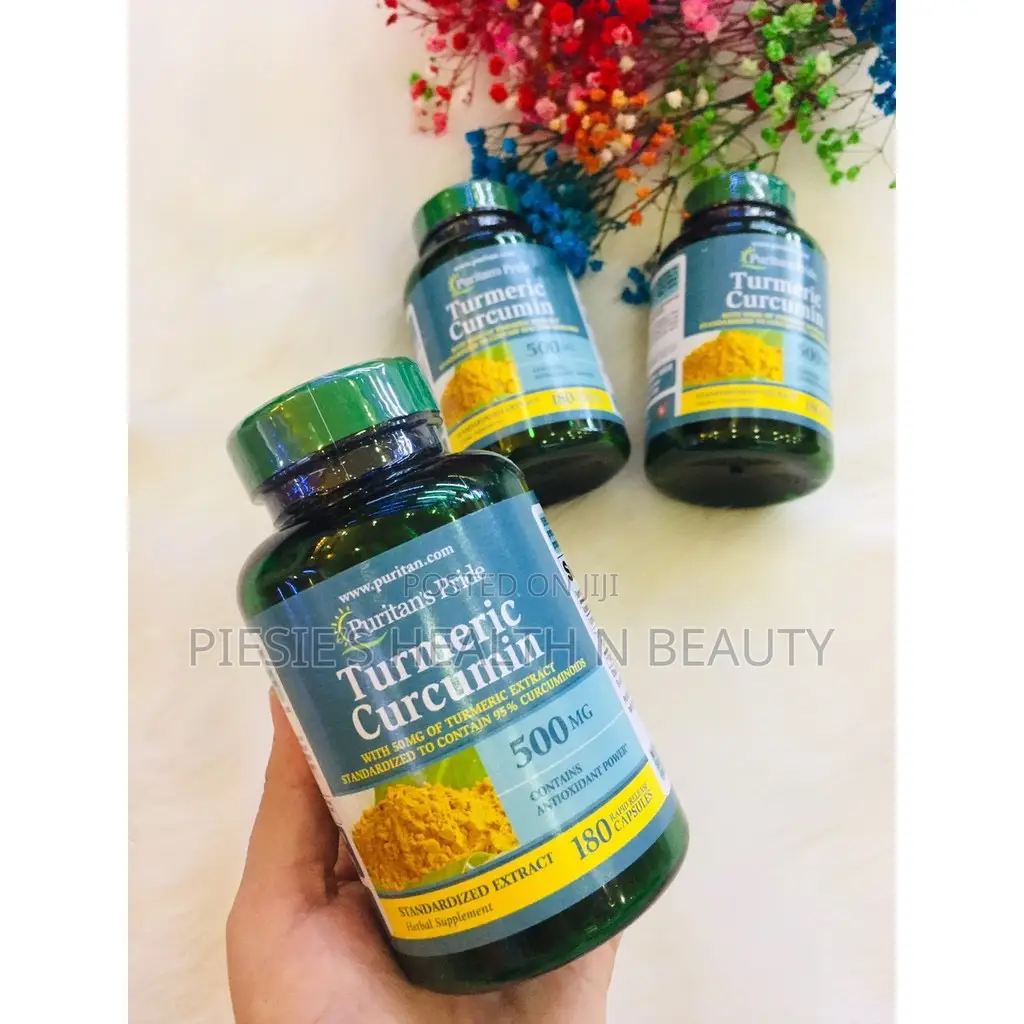 Puritan's Pride Turmeric Curcumin 500mg 180 Capsules
