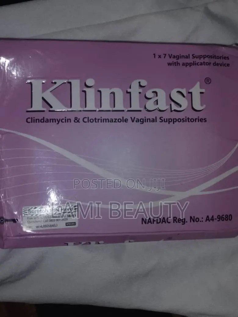 Klinfastclindamycin Clotrimazole Vagina Suppositories 1×7
