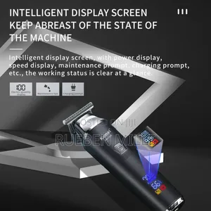 Black Stainless Steel 7000rpm Salon Detailer Beard Trimmer
