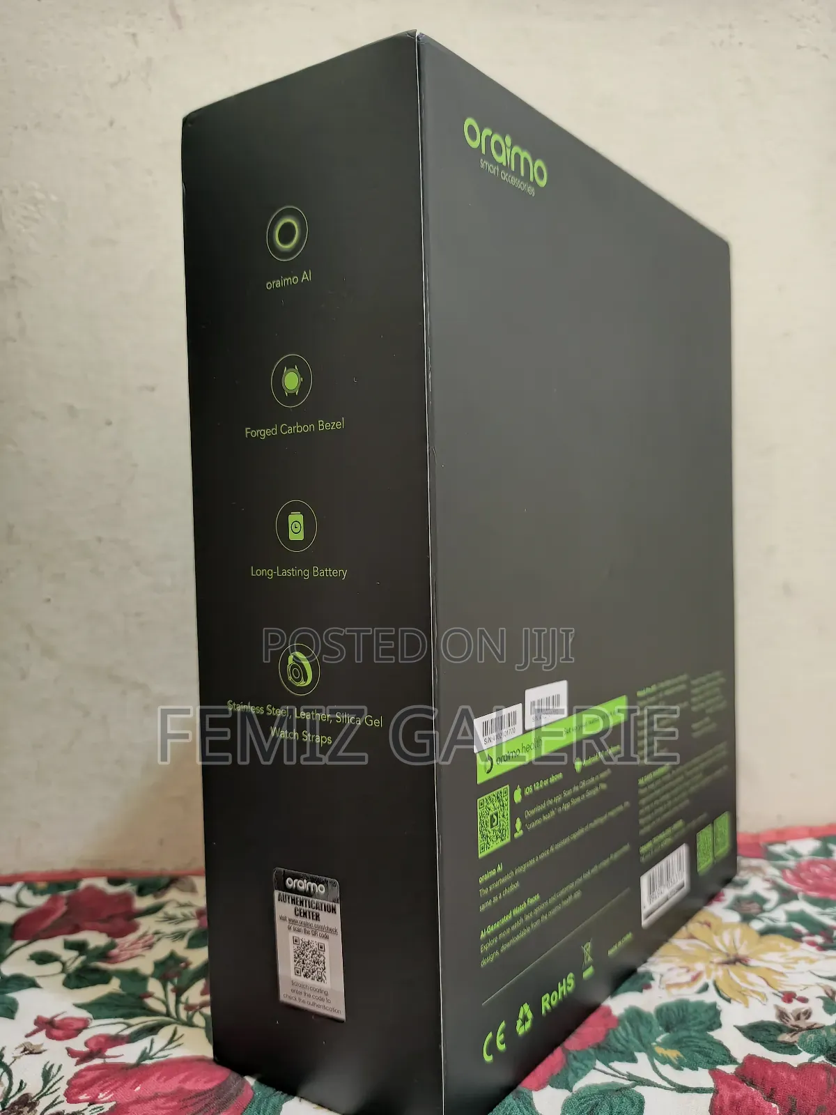 Oraimo Watch Pro Nt 1.43" Amoled Ai Powered Smart Watch