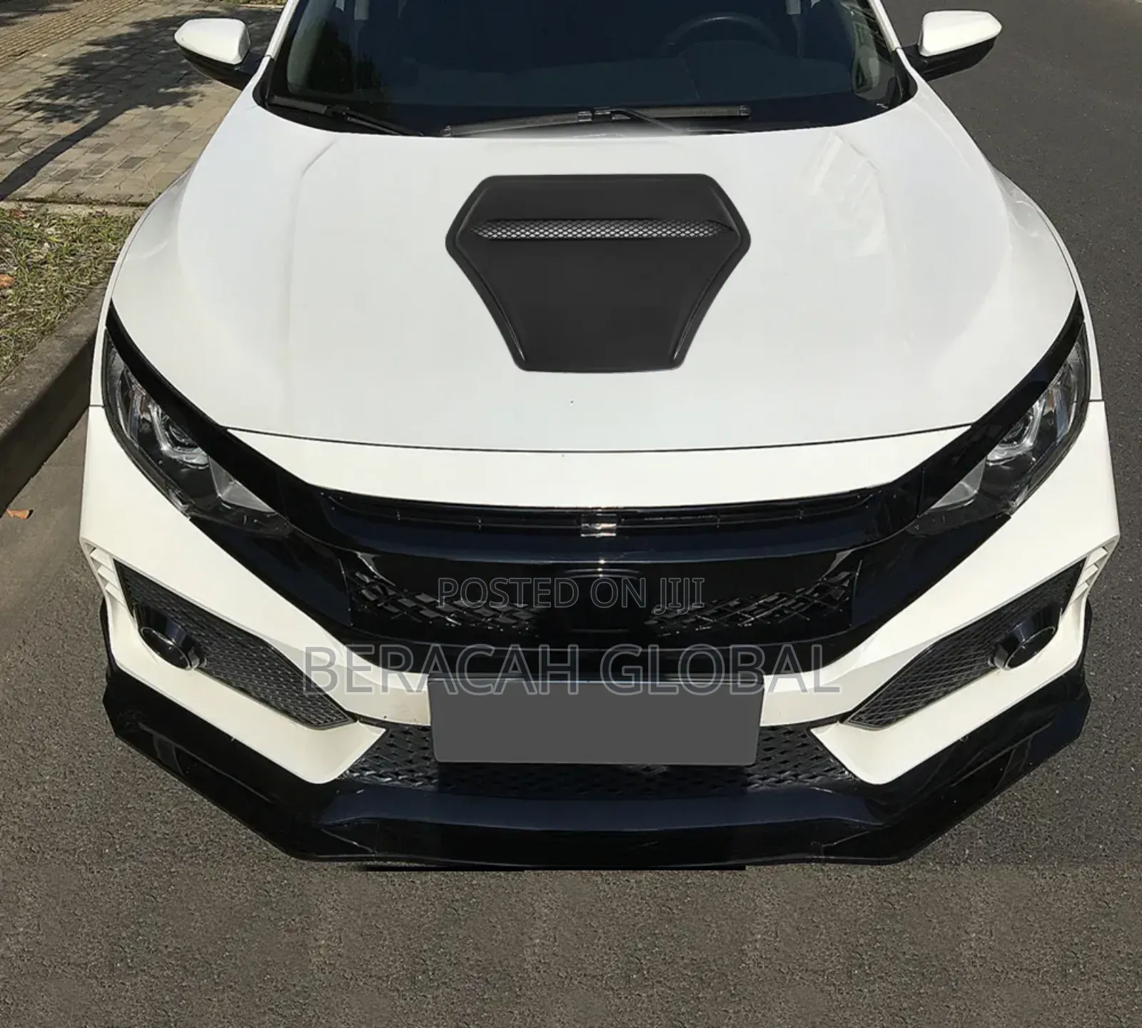 Bonnet Hood Vent Air Outlet Flat Type