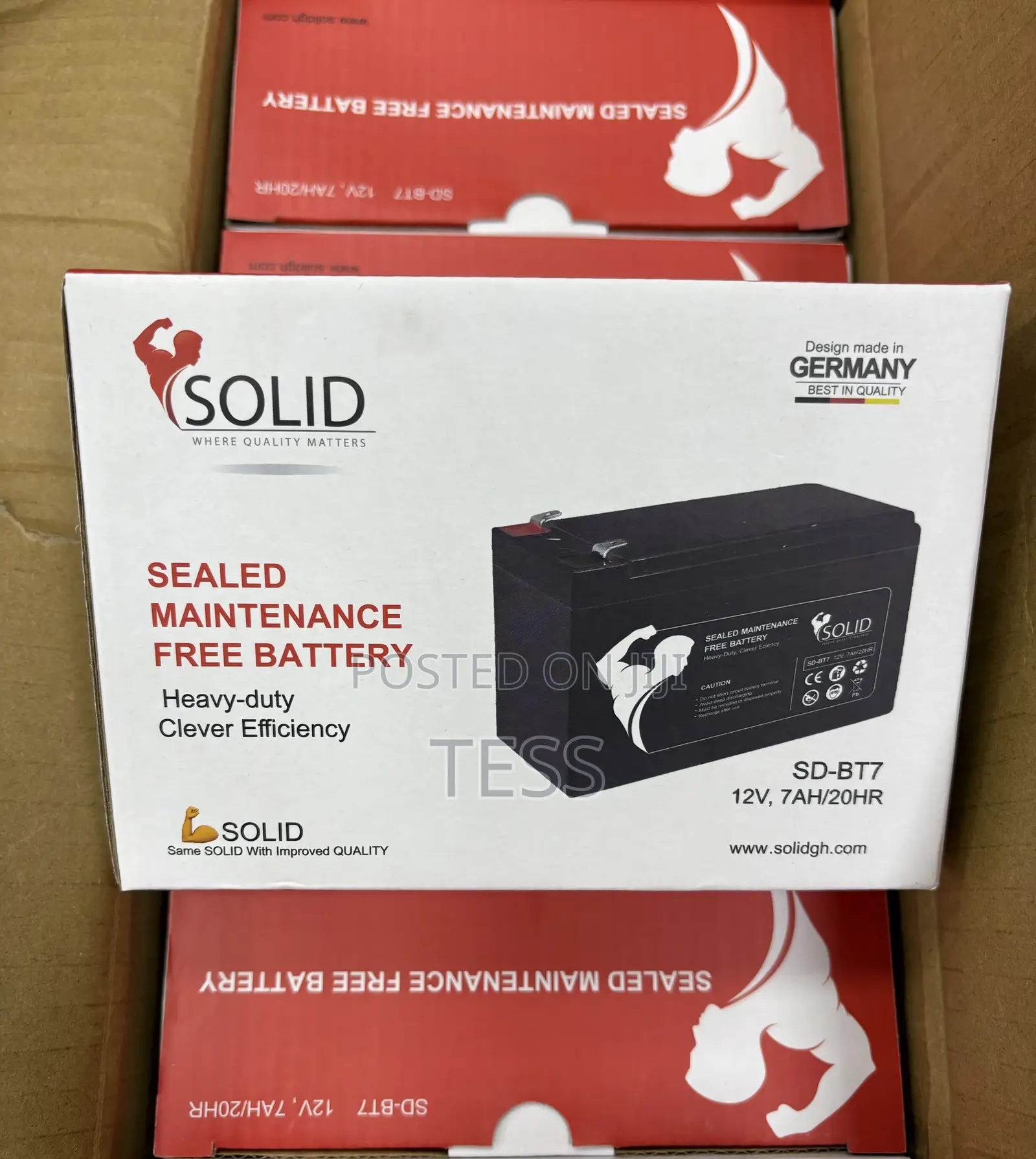 Solid Ups Battery 7ah Lead Acid