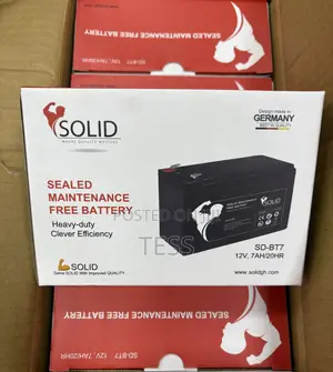 Solid Ups Battery 7ah Lead Acid