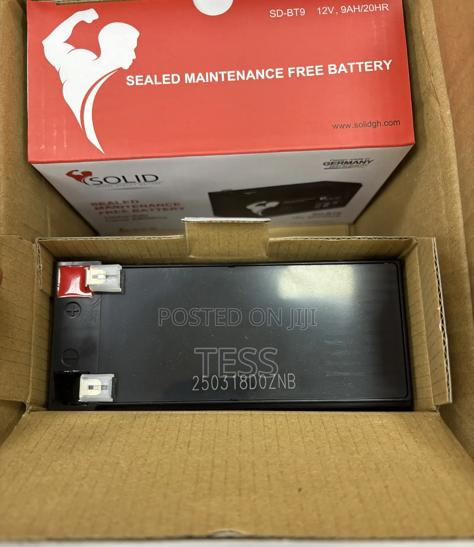 Solid Ups Battery Lead Acid 12v 9ah