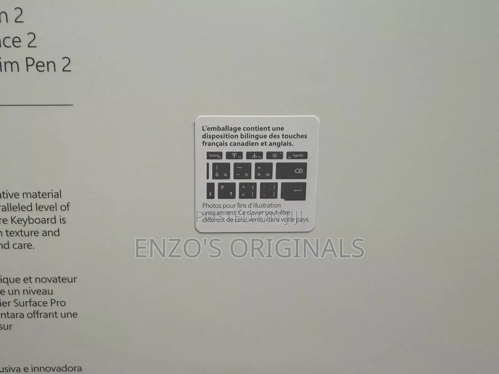 Surface Pro 9 and 11 Keyboard Cover Original New With Pen Holder