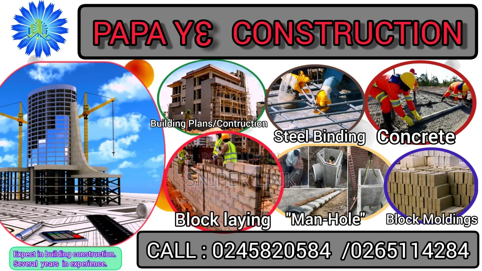 Papa Y3 Contructions