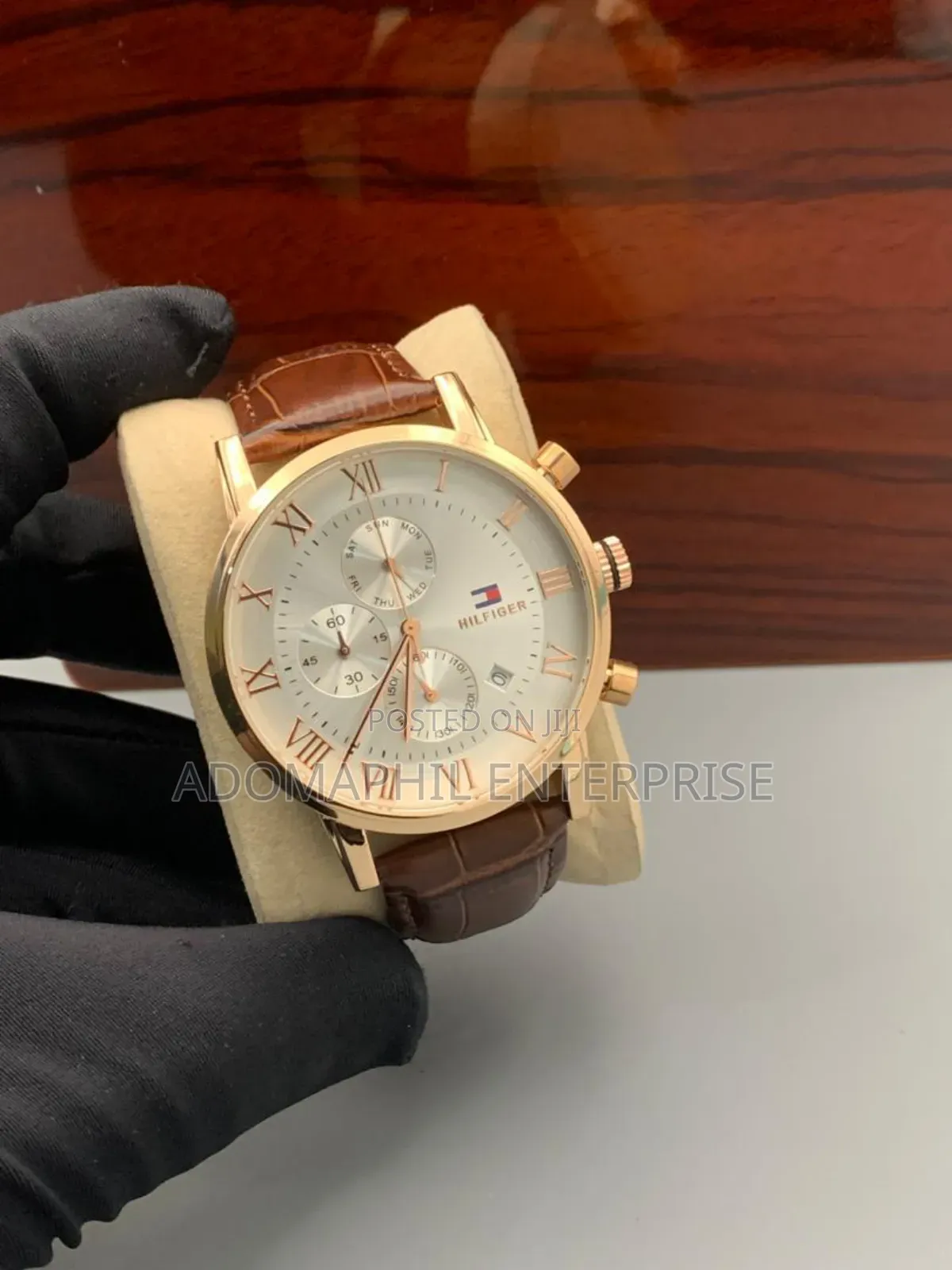Tommy Hilfiger Leather Watch
