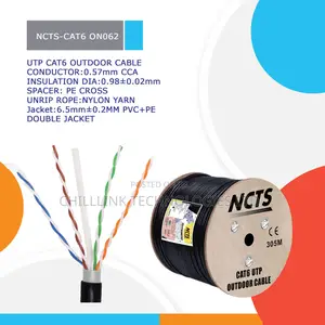 NCTS Cat 6 Utp Outdoor Cable 305m