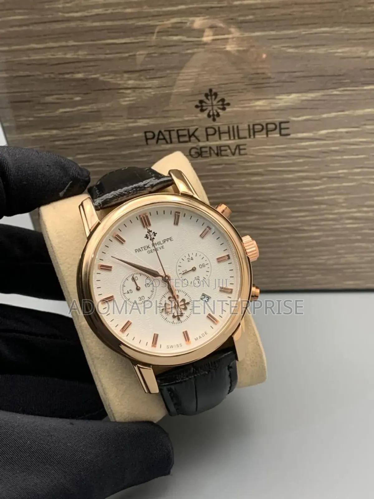 Anti-Fade Authentic Patek Philip Leather Swiss