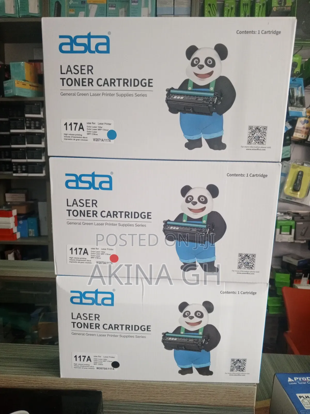 Asta Color Laser Toner Cartridge 117a for Hp 150a