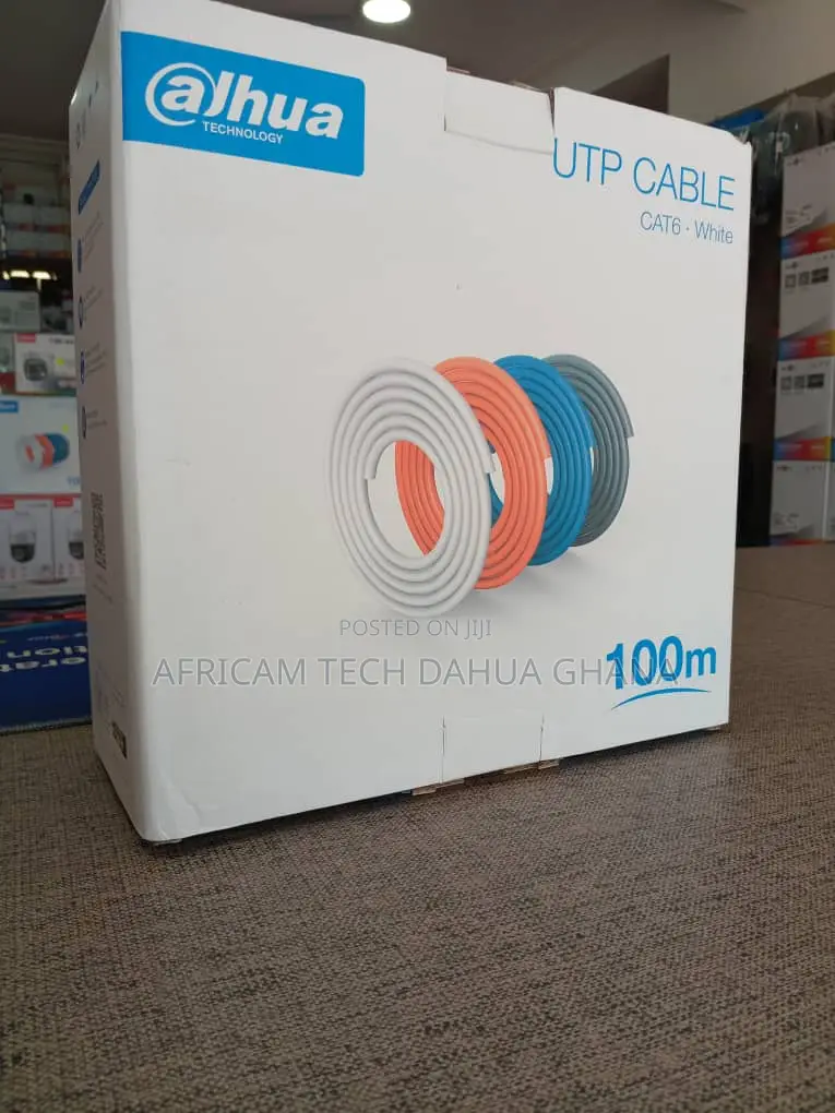 Dahua White Utp Cat6 Cable-100m Full Copper