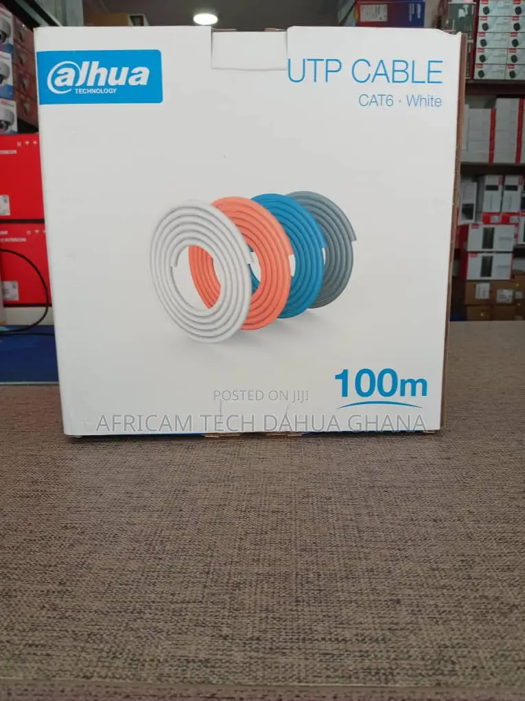 Dahua White Utp Cat6 Cable-100m Full Copper
