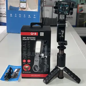 Q18 Gimbal Stabilizer 360 Rotating Desktop Tripod