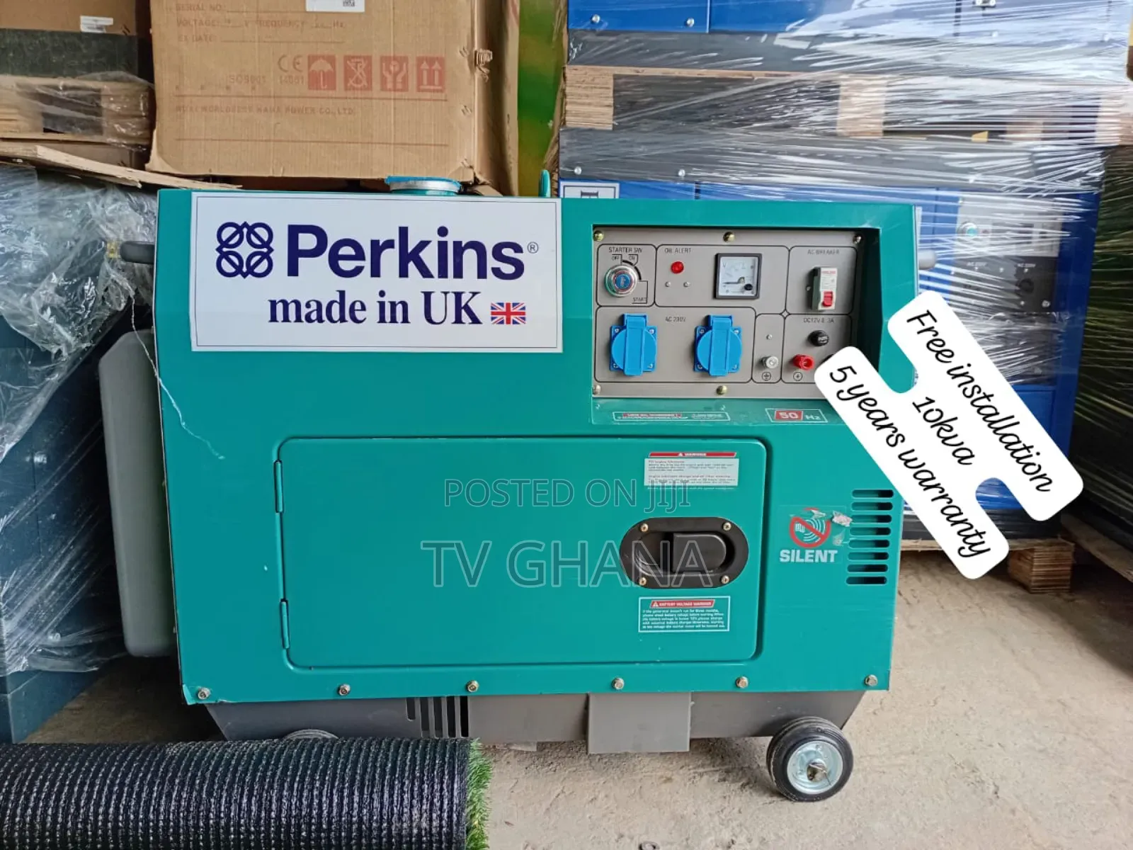 Ignisbase 10kva Silent Perkins 10kva Diesel