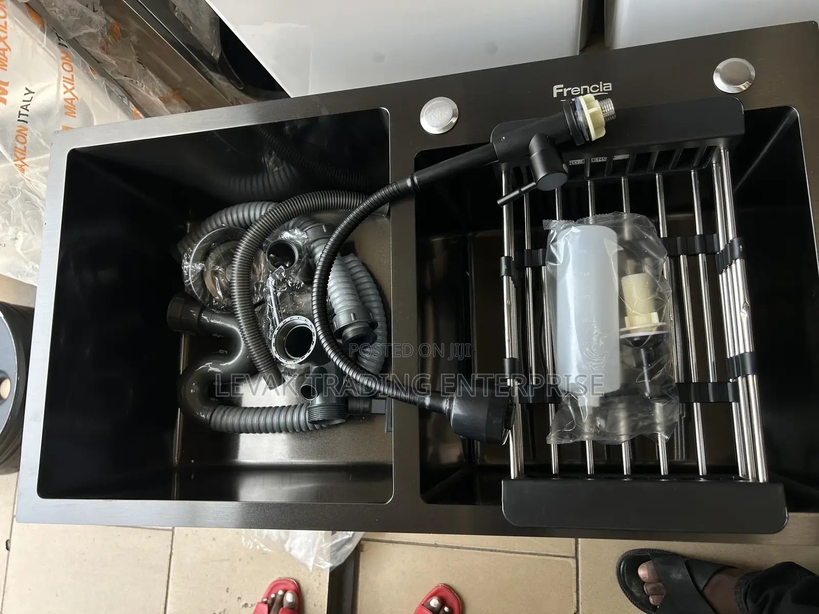Black Deeper Sink - Cabinet Basin