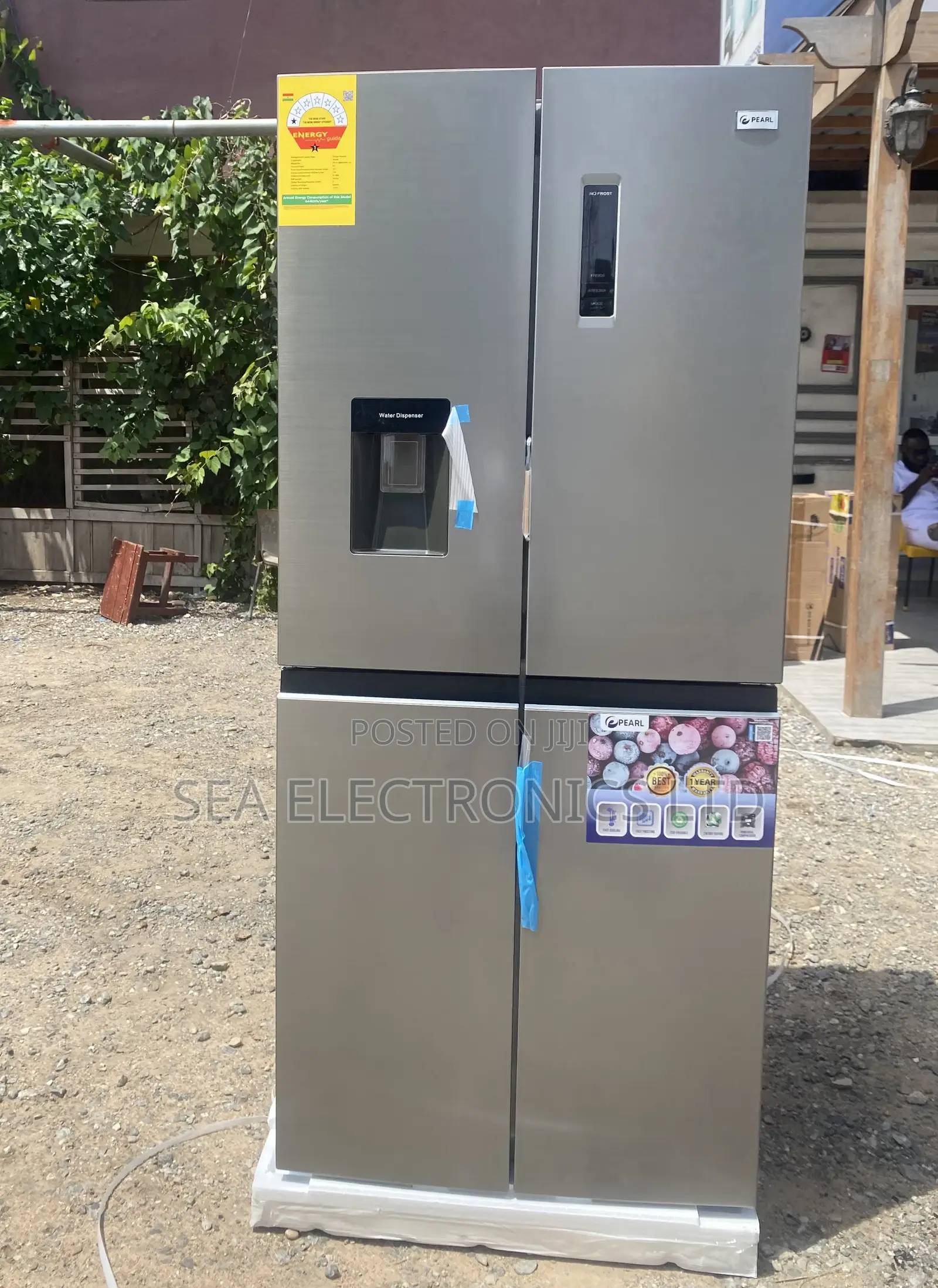 Unique 421 Liters French Door Pearl 4 Door Refrigerator