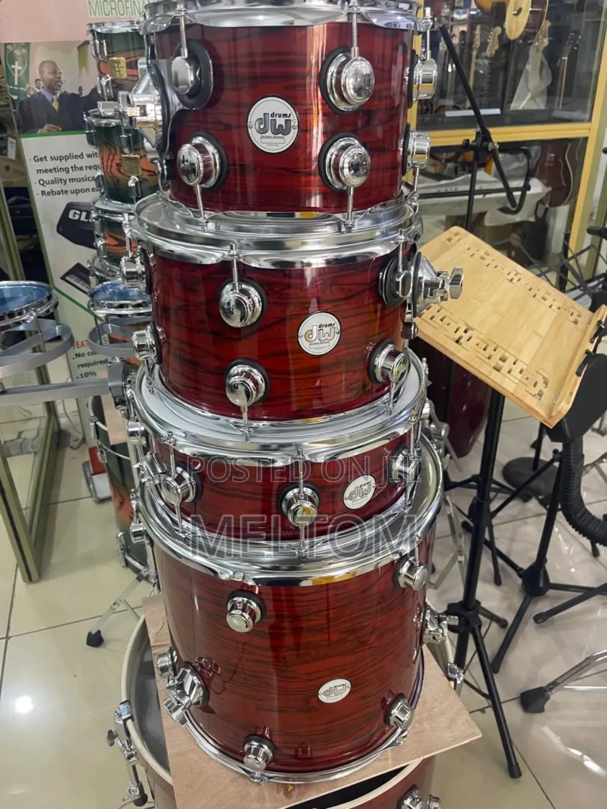 Dw High Grade 5-piece Complete Drumset