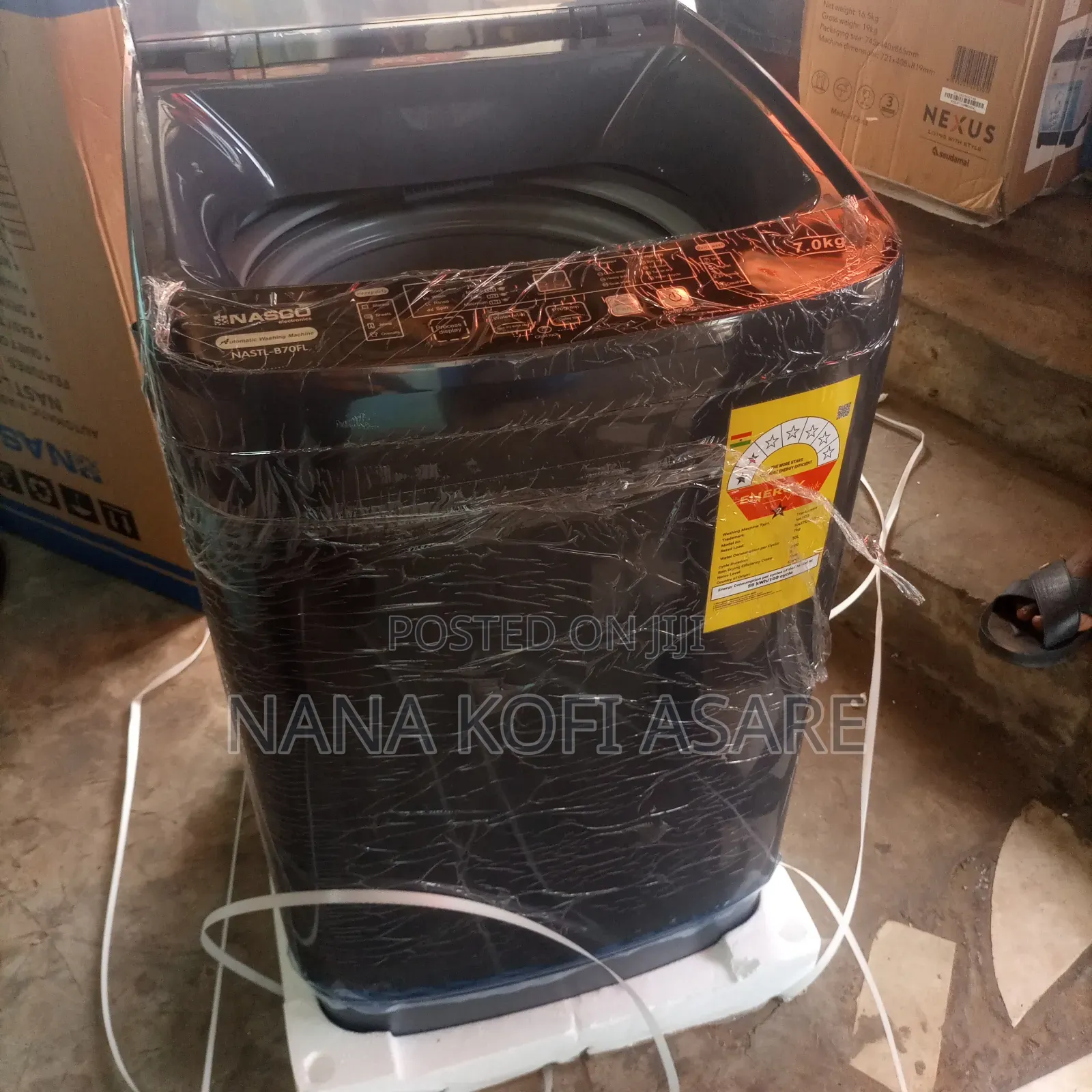 Nasco 7kg Top Load Washing Machine Fully Automatic