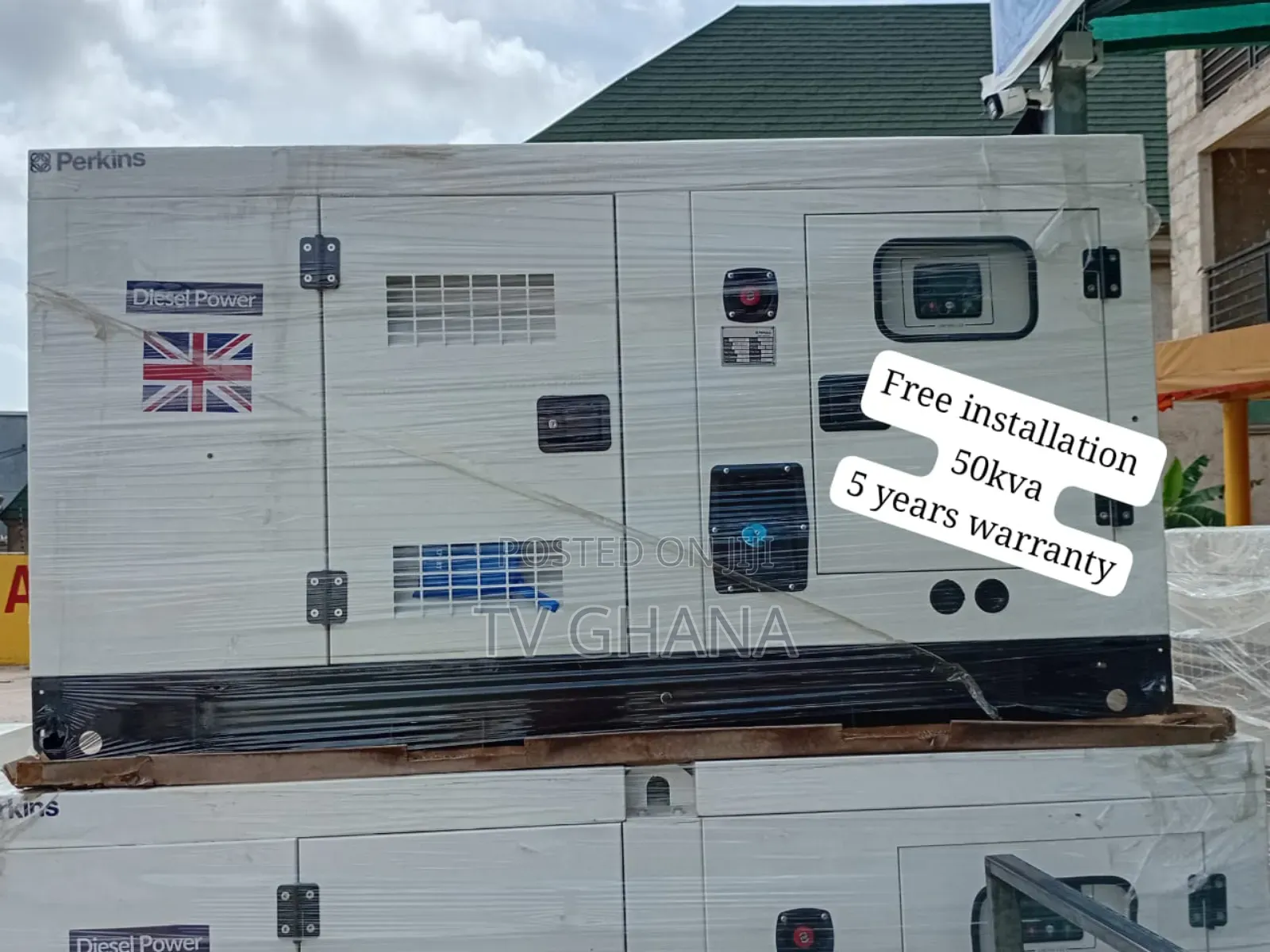 Vortexpowerx 50kva Silent Perkins 50kva Diesel