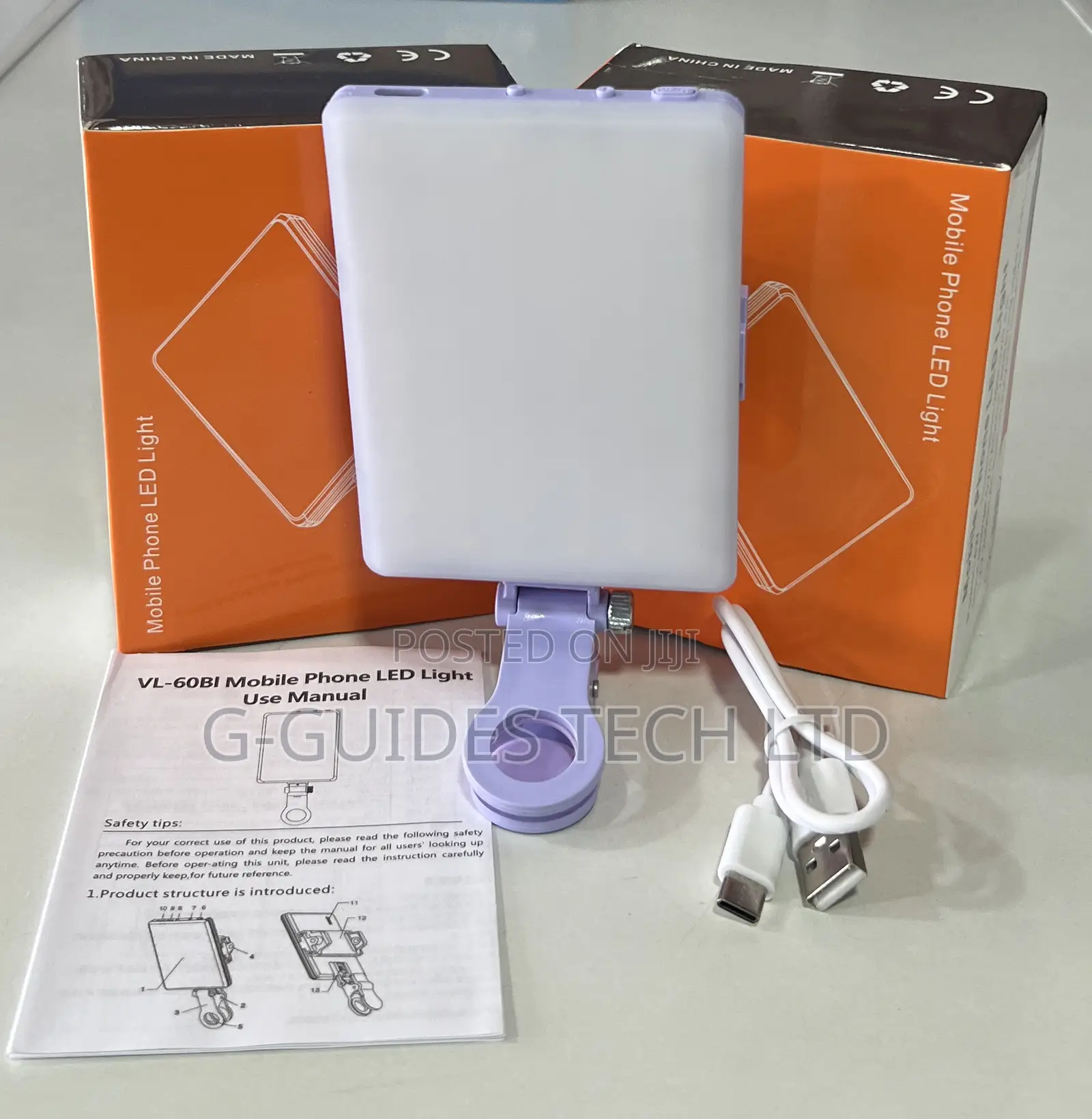 Vl-60bl Mobile Phone Led Light Rechargeable