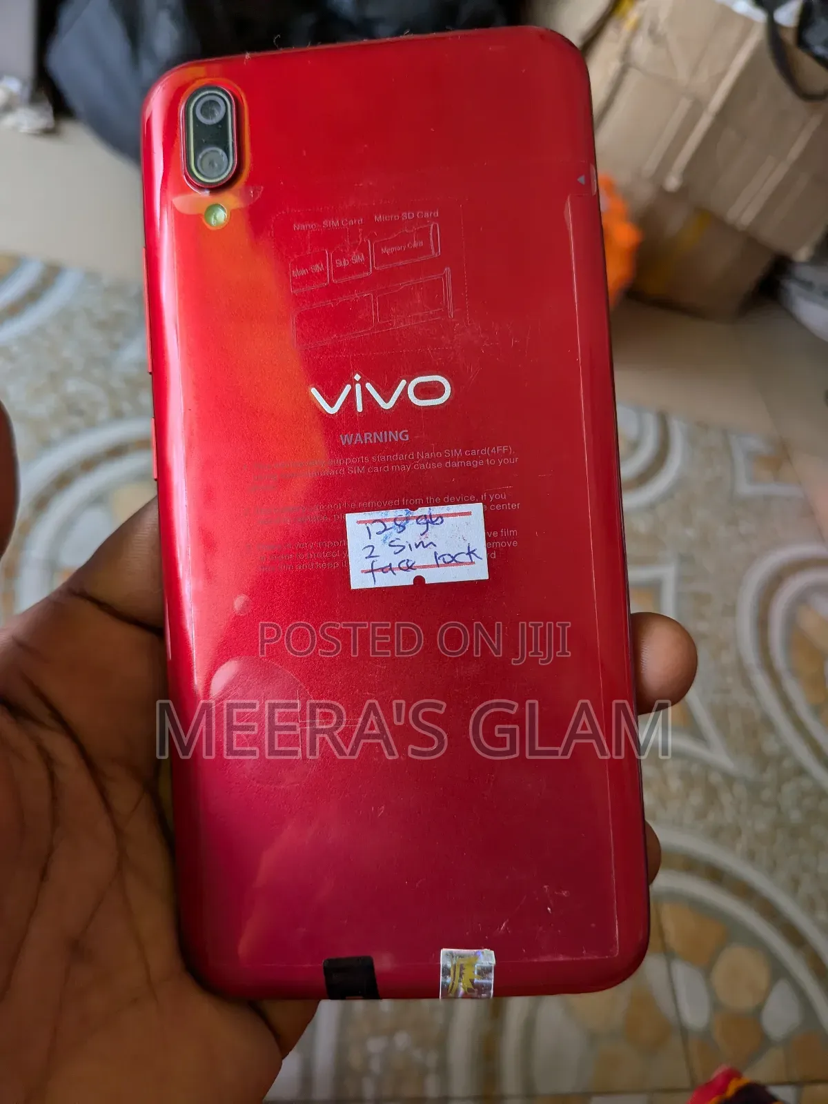 Vivo Y17 128 GB Red
