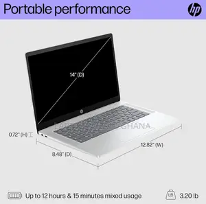 New Laptop HP Chromebook 4GB Intel eMMC 60GB
