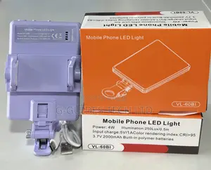 Vl-60bl Mobile Phone Led Light Rechargeable