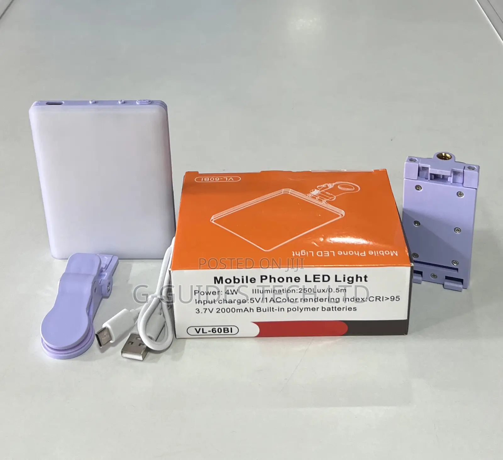 Vl-60bl Mobile Phone Led Light Rechargeable