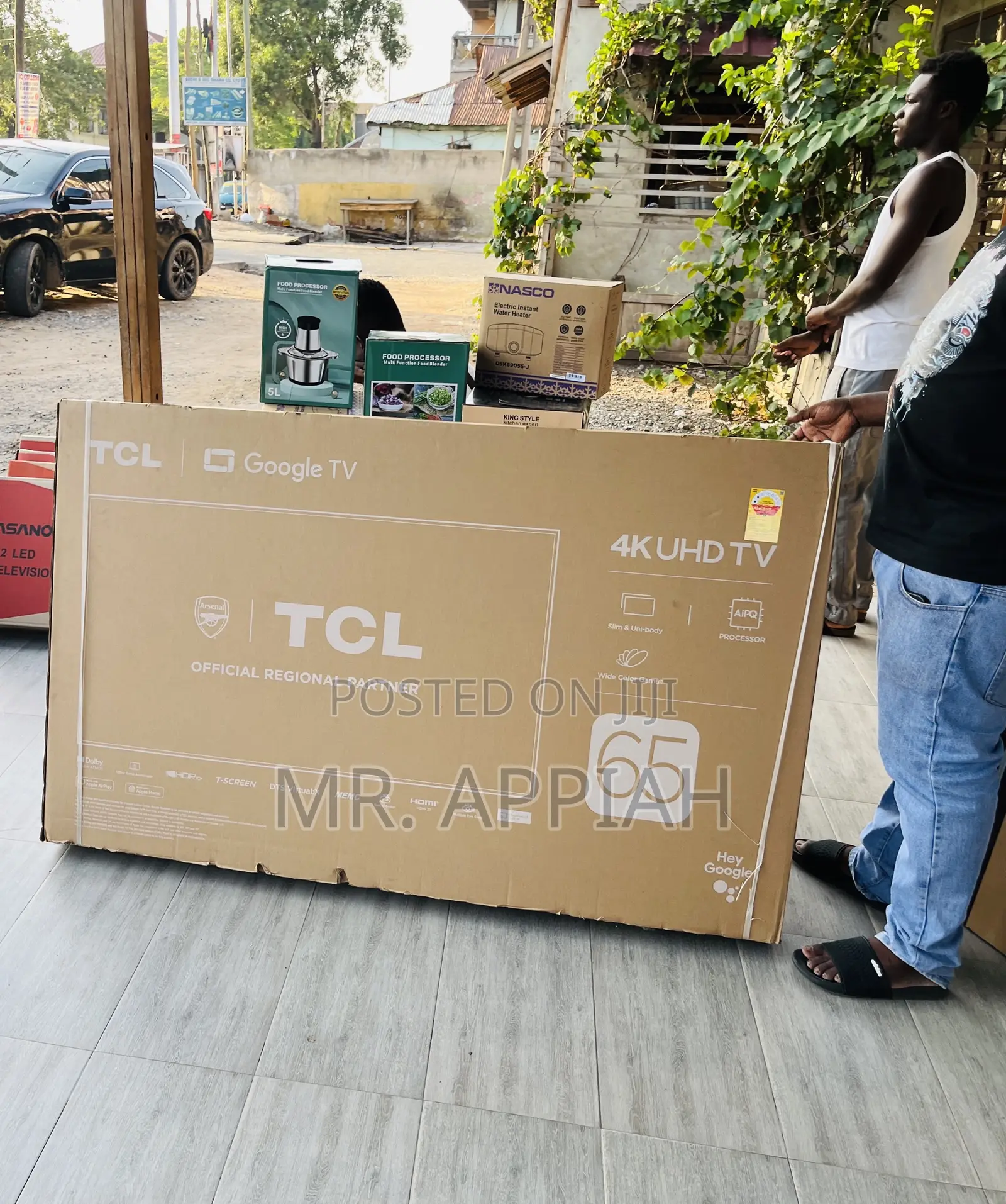 Top Notch TCL 65p635 65 Inches Uhd Google Smart Android Tv.