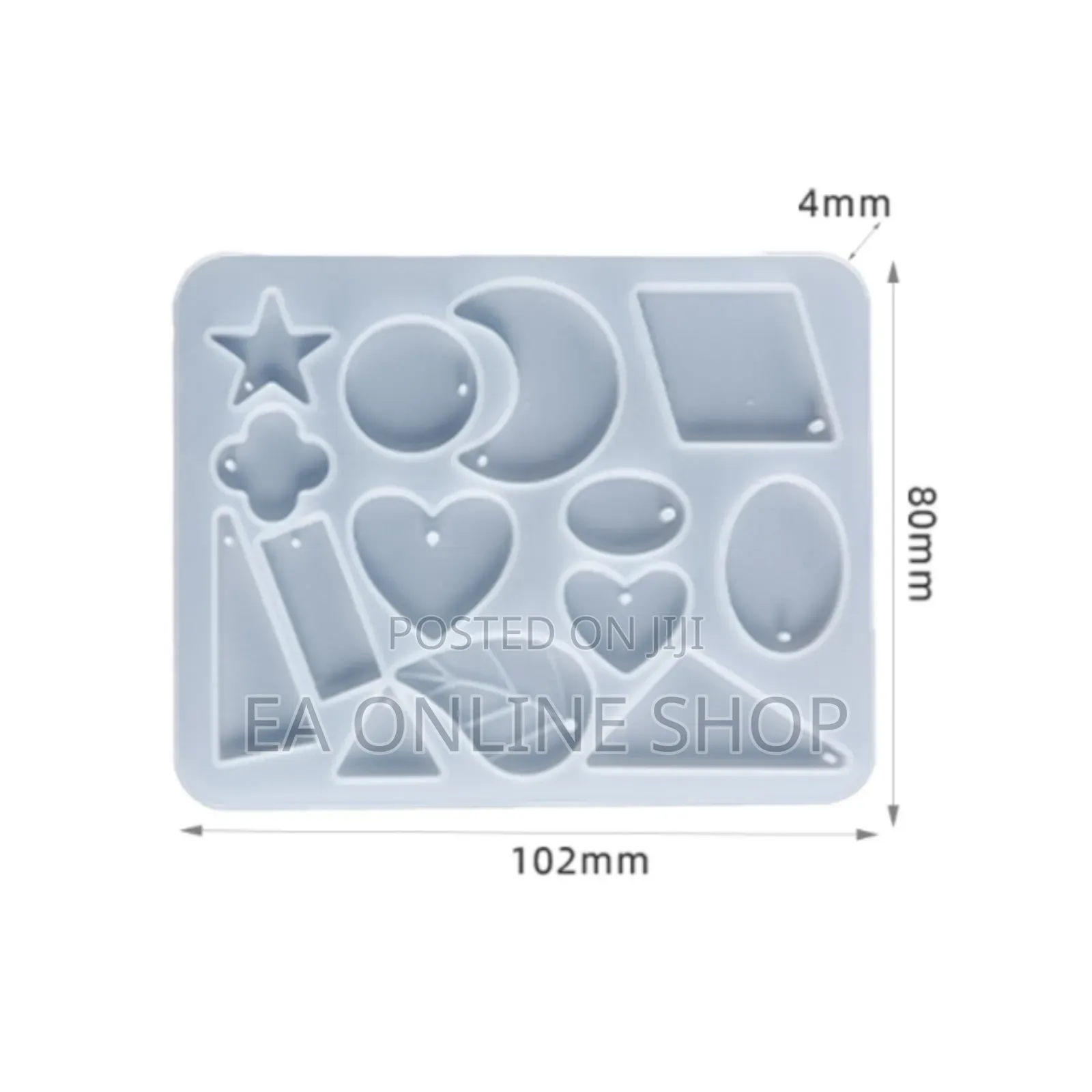 14 Different Designs Silicone Mold for Ear Ring Epoxy Resin