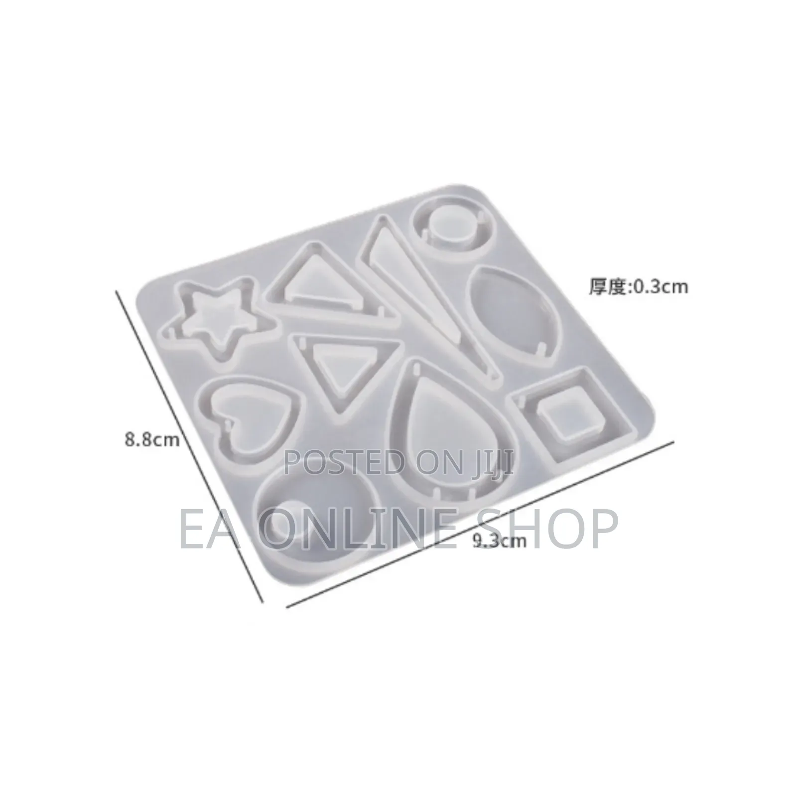 10 Designs Silicone Mold for Epoxy Resin Arts and Crafts
