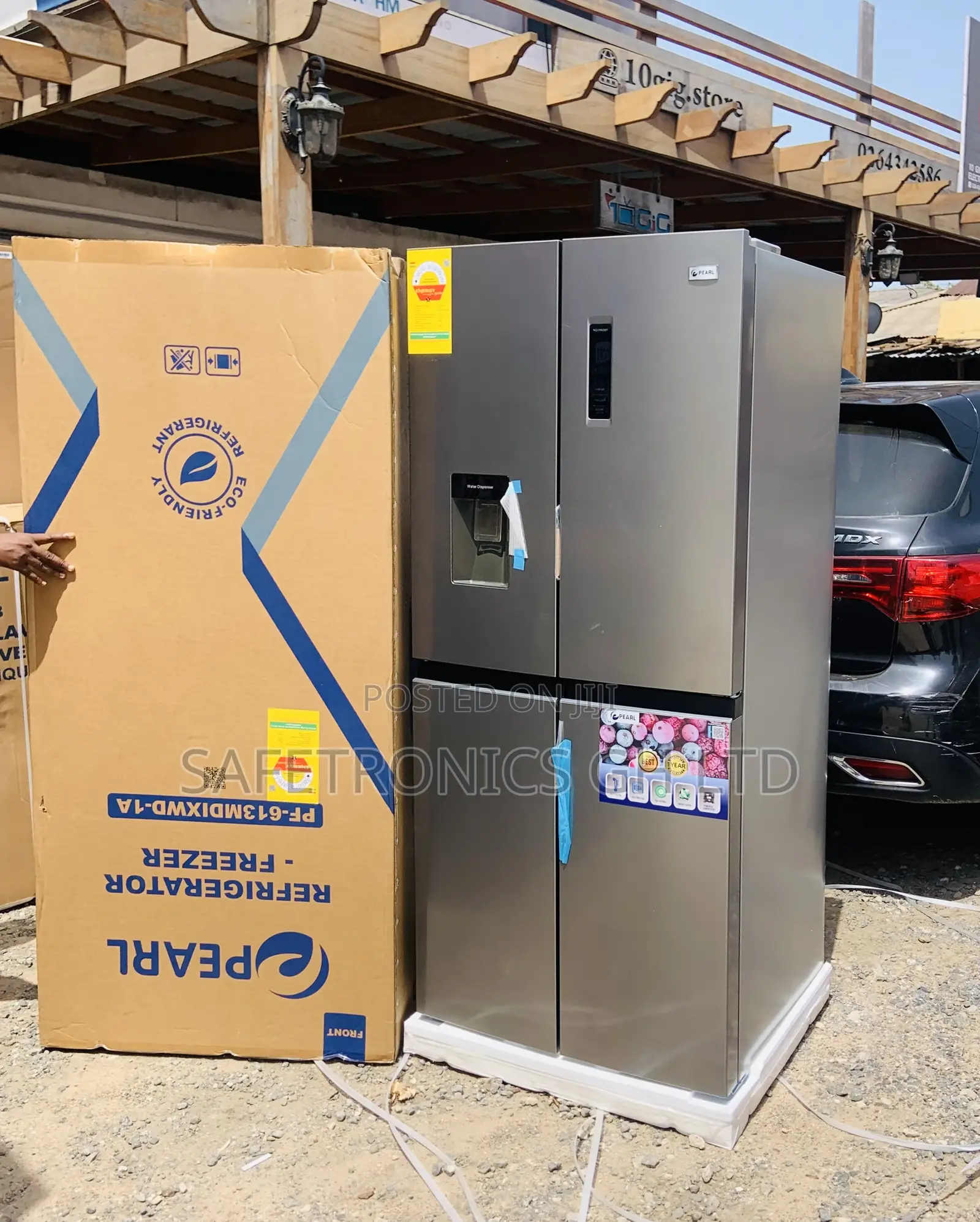 Choose Grey Pearl 4 Doors Sidebyside Fast Pf-613md Fridge
