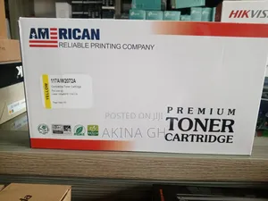 American 117a Yellow Toner Cartridge for Hp 150a (W2072a)