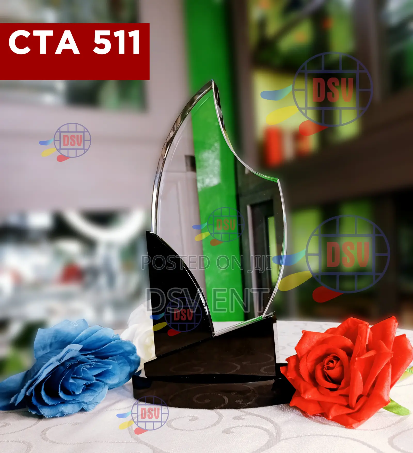 Crystal Plaque Award