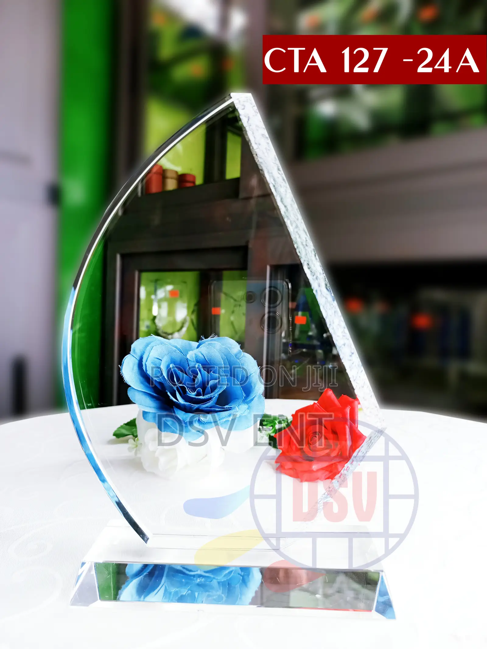 Crystal Plaque Award
