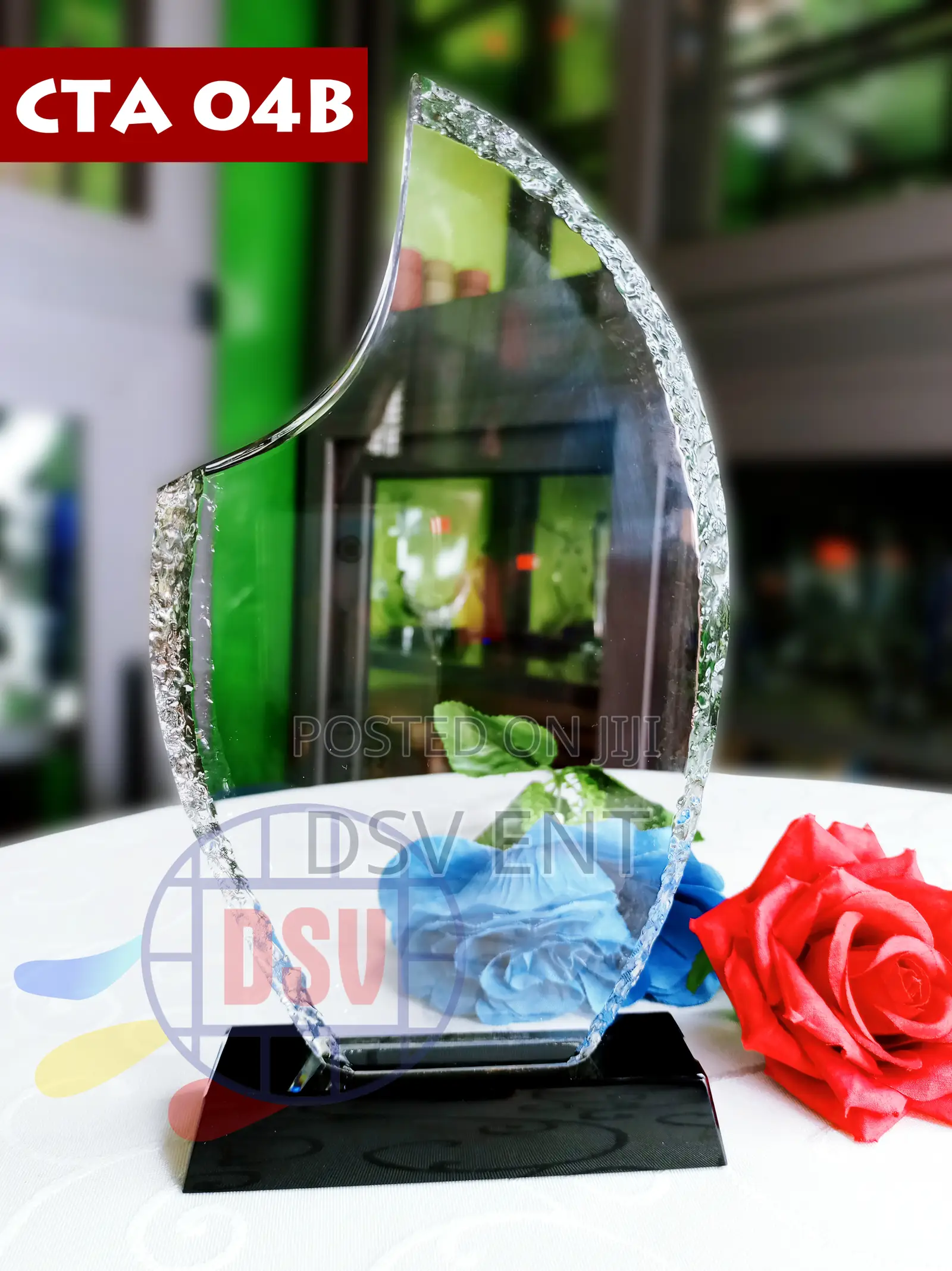 Crystal Plaque Award