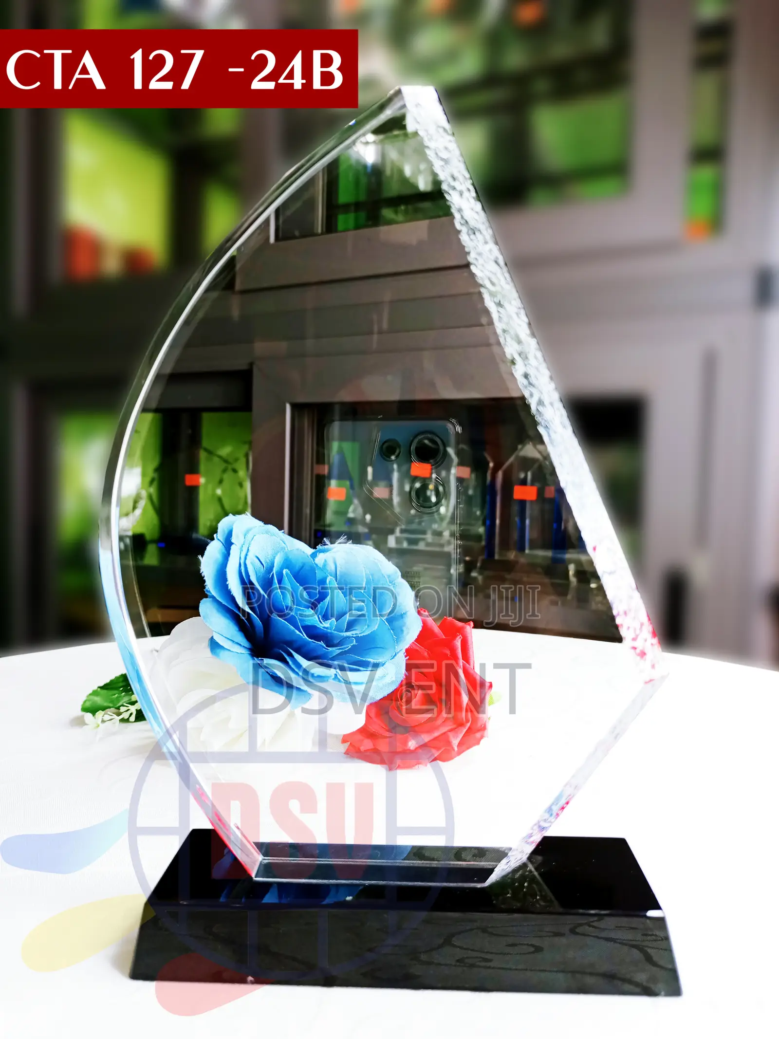 Crystal Plaque Award