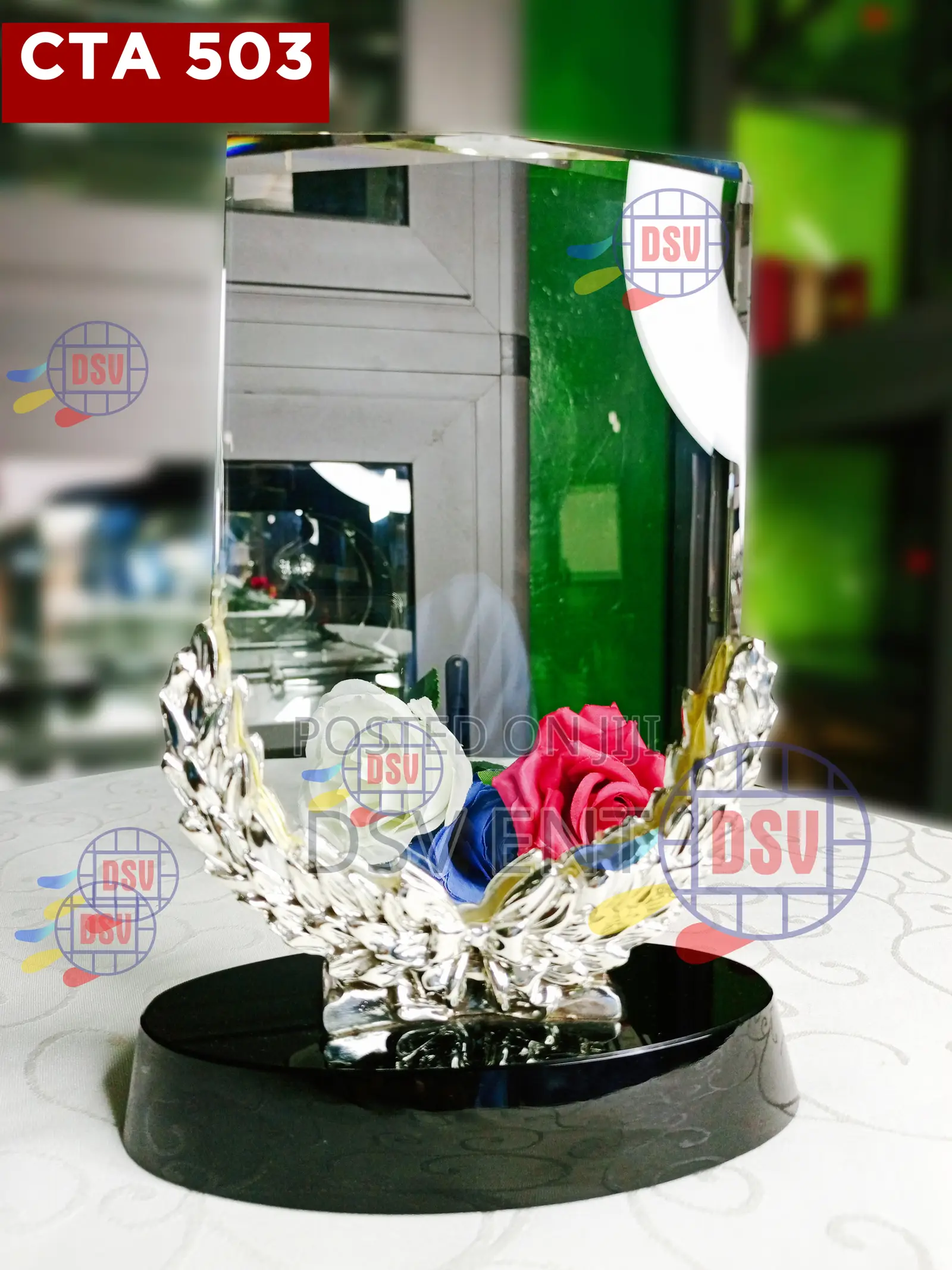 Crystal Plaque Award