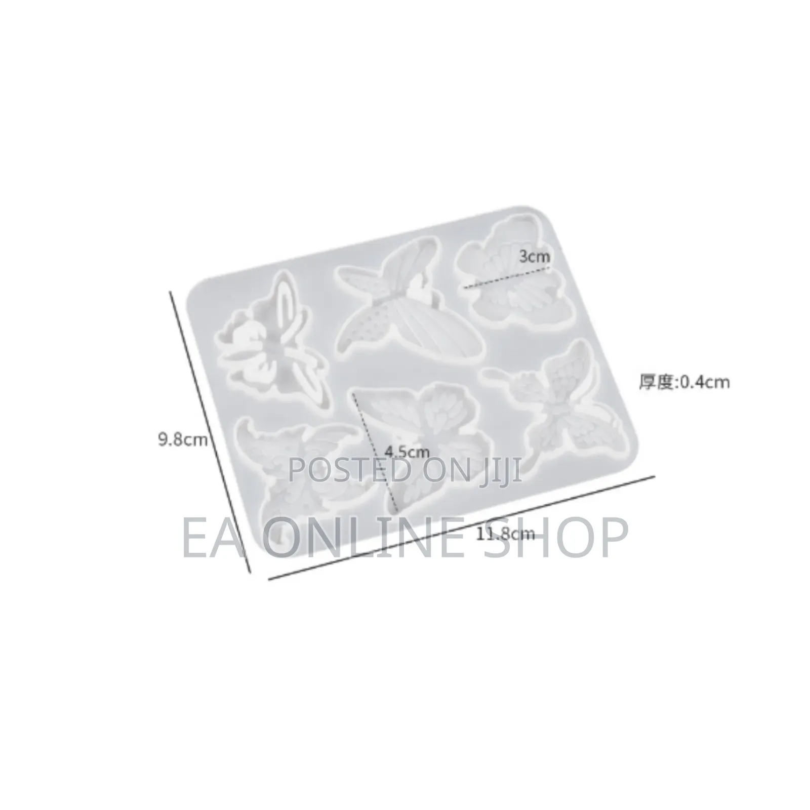 Butterfly Silicone Mold for Epoxy Resin