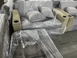 High Quality Fabric L Shape With 2 in 1 Sofa Sets
