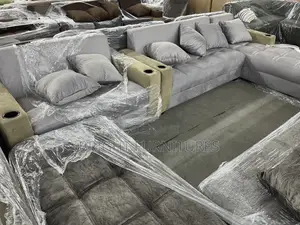 High Quality Fabric L Shape With 2 in 1 Sofa Sets