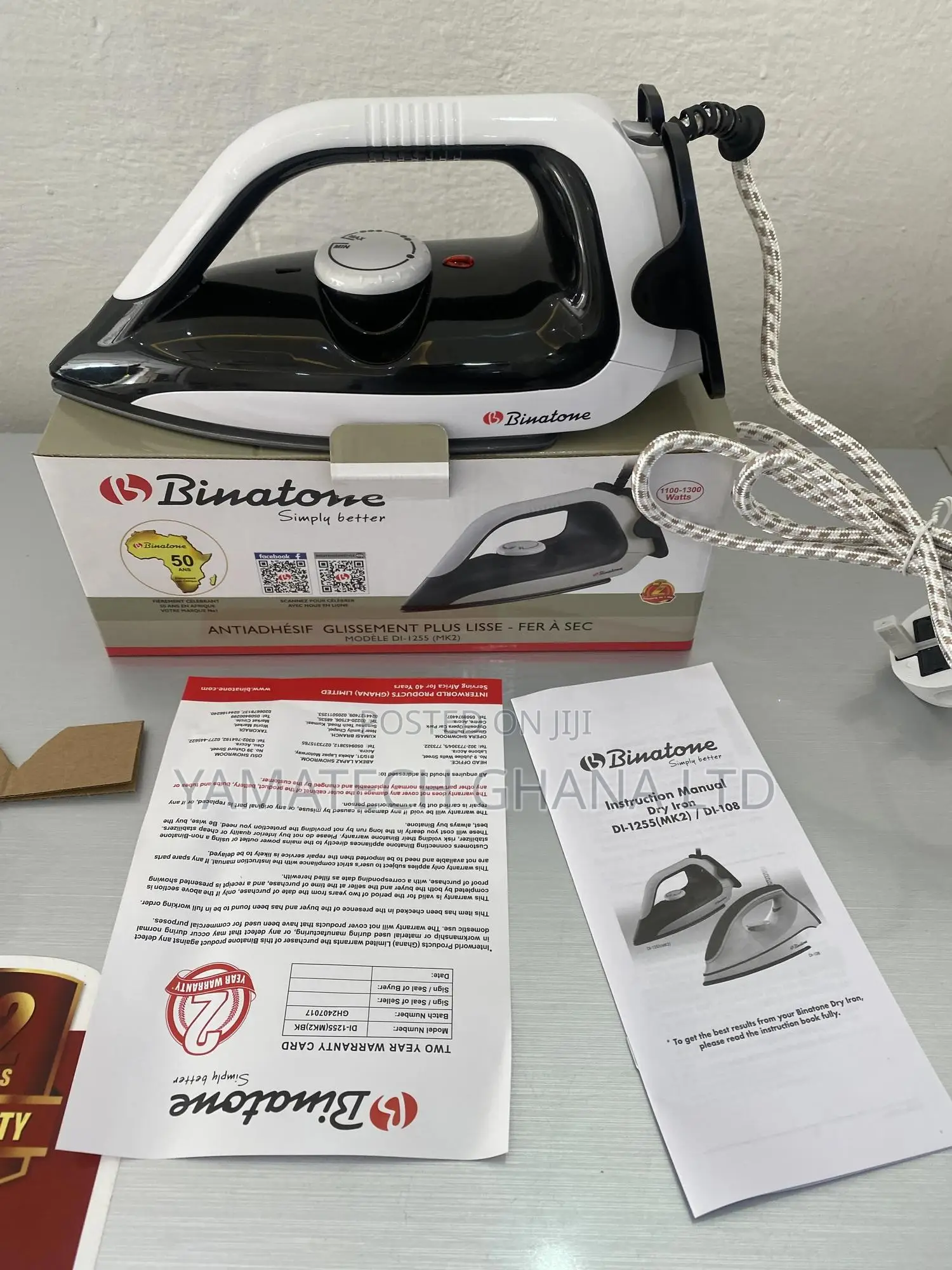 Quality And Affordable Binatone Dry Iron With Warranty