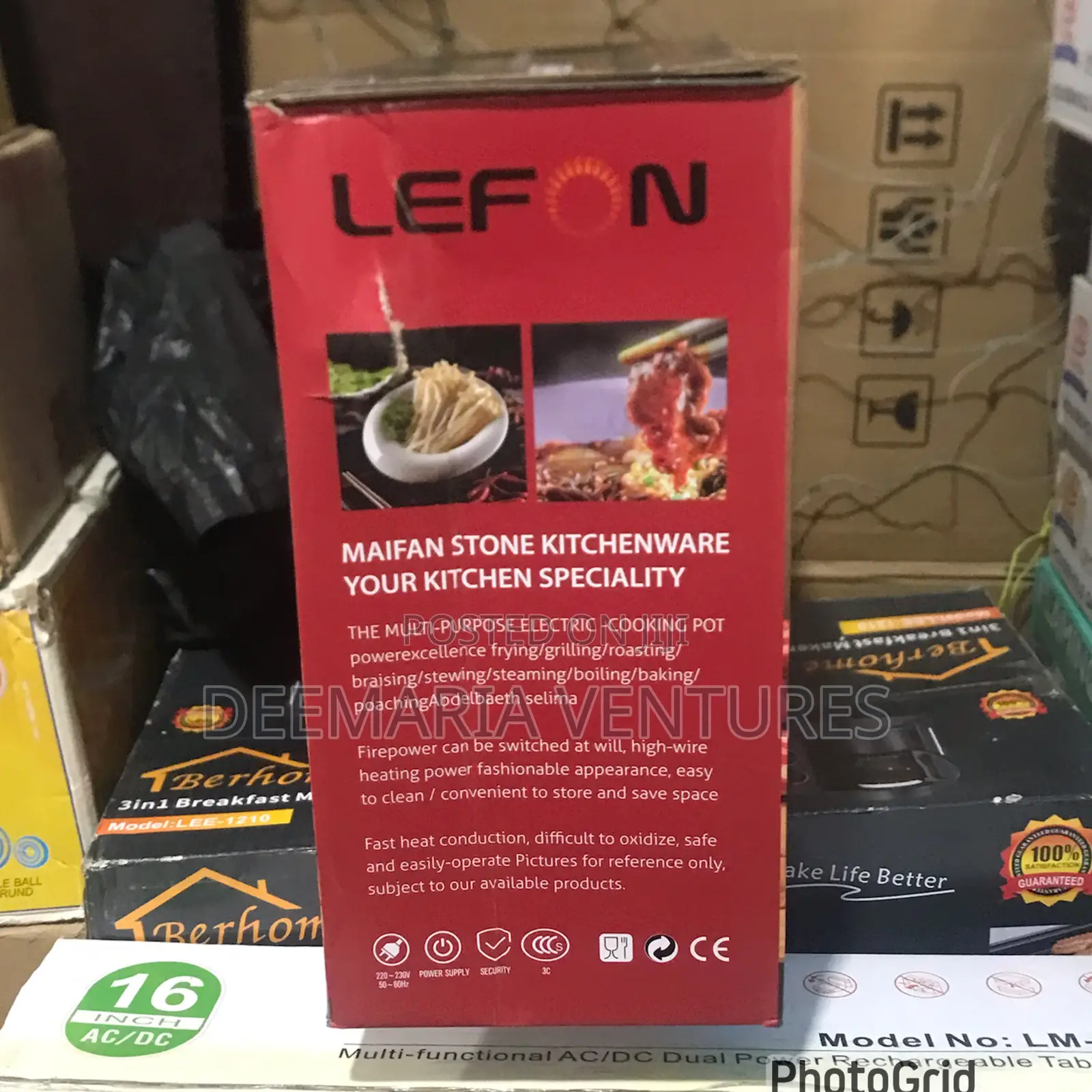 Lefon 9litres Multifunctional Electric Pan