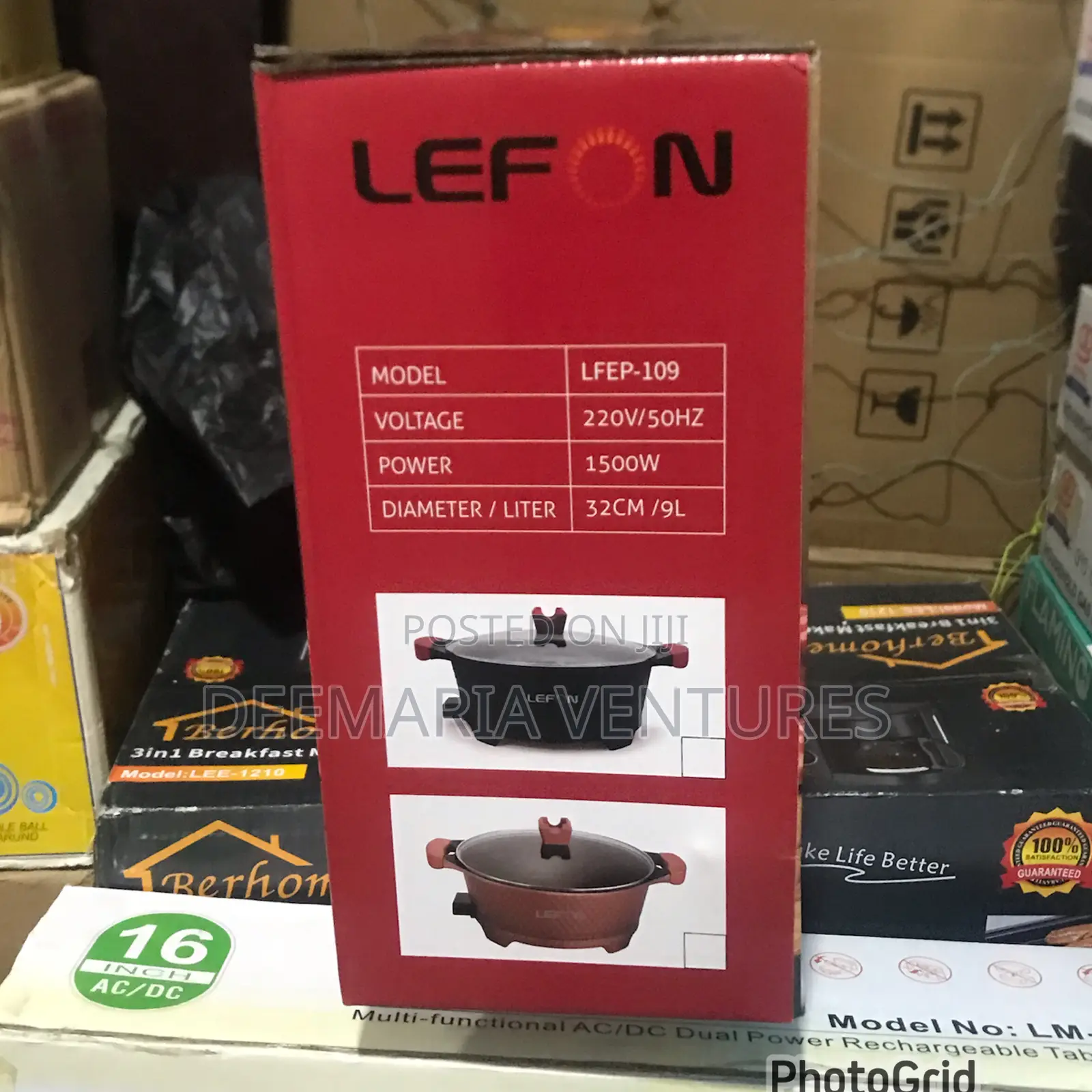 Lefon 9litres Multifunctional Electric Pan