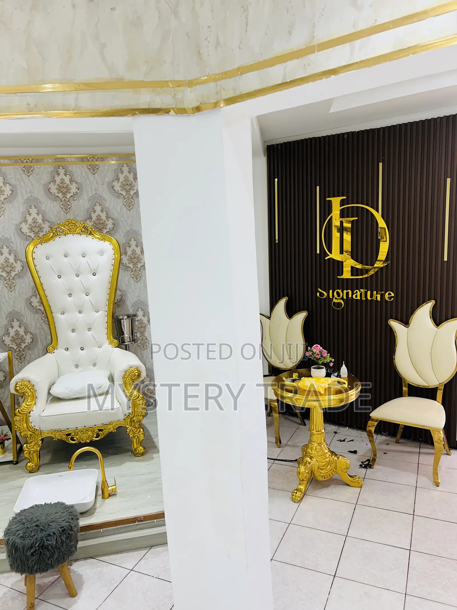 CNC Gold Cutout for Backdrops