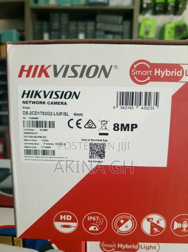 Hikvision 8mp Ip Camera 2 Way Audio Ds-2cd1t83g2-Liuf/Sl 3
