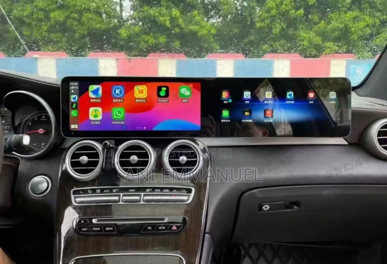 Mercedes Benz C300 2017 Double Screen Android