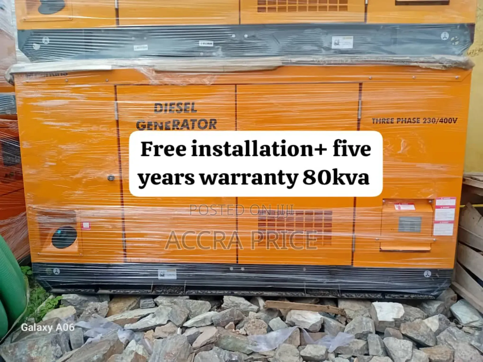 Smooth Power Delivery 80kva Diesel Genset Perkins Genset Uk