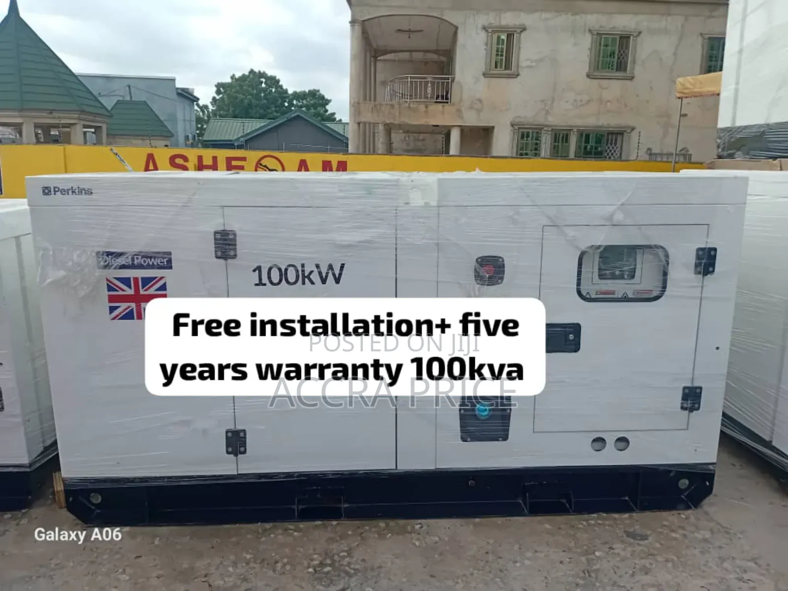 Smooth Power Delivery 100kva Diesel Genset Perkins Genset Uk