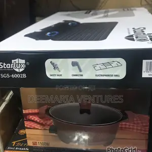 Starlux 2 Burner Deluxe Gas Stove (Sgs-6002b)